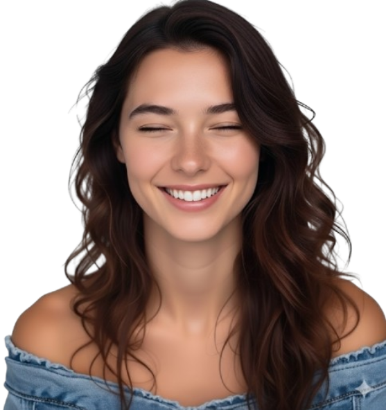 Woman smiling
